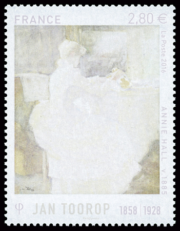 N°5033 2€80 Jan Toorop, variété Impression quasi à