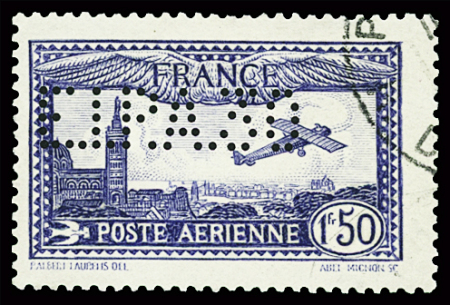 N°6c 1f50 outremer EIPA 30, obl., TB. Signé A.Brun