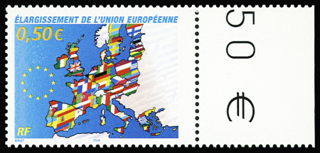 N°3666 0,50€ Elargissement de l'UE, variété légende