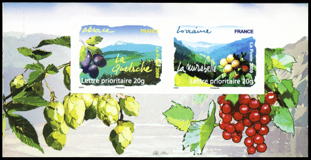 AUTOADHESIF N°291/292 TVP 20g Alsace Lorraine, variété