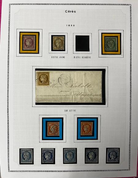 1849-1900, Belle collection bien avancée, avec peu