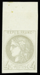 N°41Aa 4c gris-jaunâtre Report 1, neuf sans gomme (*),