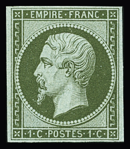 N°11 1c olive, neuf **, très frais, TTB (cote pour