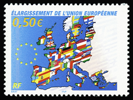 N°3649 0.50€ Elargissement de l'U.E, manque la légende