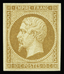 N°13Bc 10c bistre, neuf *, très frais, TTB. Signé A.Brun