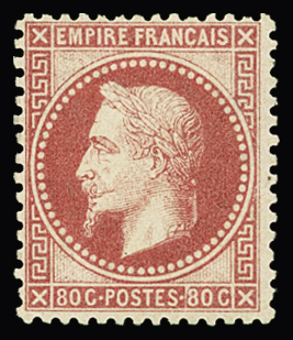 N°32 80c rose, neuf *, très frais, TB. Signé Baudot