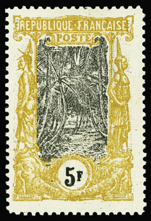 N°41a 5f. moutarde et noir, neuf *, TB. Signé Calves