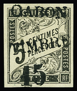 N°11 15 s. 5c. noir, neuf *, TTB