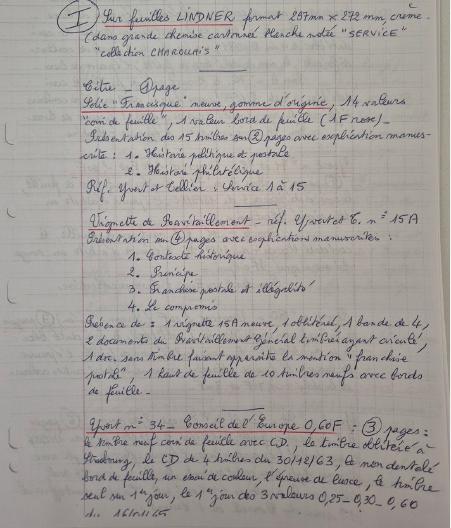 1942-1992 Collection spécialisée sur les timbres dits