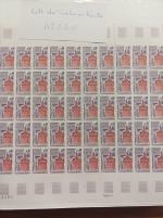 1940-2003, Lot comprenant des classeurs de feuilles,