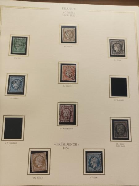 1849-2002, Collection en 8 albums Présidence, neufs à partir de 1900,