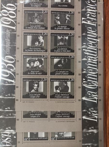 1984-2002, nombreux carnets pour faciale, BF "Marianne