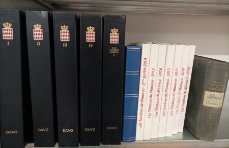 1885-2019, Collection de MONACO en 5 albums Davo,
