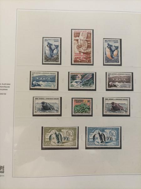 1948-2021, Collection des TAAF en neuf en 3 albums