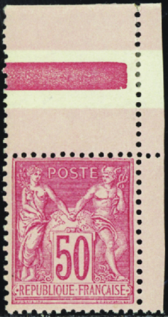 N°98 50c rose cdf neuf ** TB