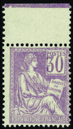 N°115 30c violet bdf neuf ** TB