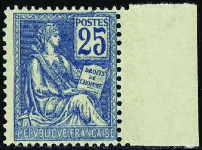 N°118 25c bleu bdf neuf ** TB