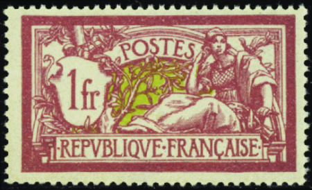 N°121 1f Merson neuf ** TB