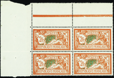 N°145 2f Merson bloc de 4 cdf neuf ** TB