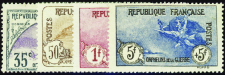 N°148/155  1ère série Orphelins 8 valeurs neuf * T