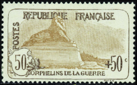 N°153 50c+50c Orphelins neuf * TB