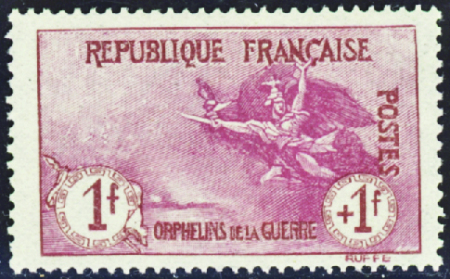 N°154 1f+1f Orphelins neuf * TB