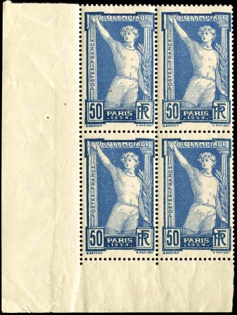 N°183/186 jeux olympiques 4 valeurs bloc de 4 cdf 