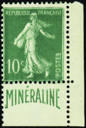 N°188A 10c Minéraline neuf * (timbre**) TB