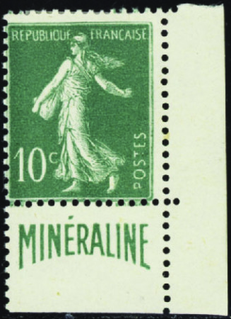 N°188A 10c Minéraline neuf * TB