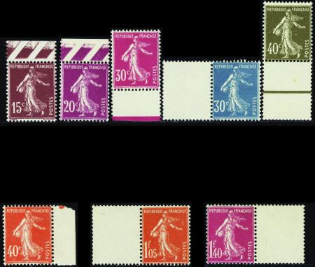 N°189/196 Semeuses 8 valeurs bdf neuf ** TB