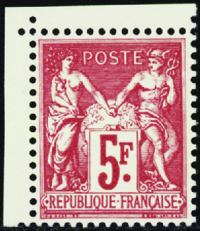 N°216 5f Sage neuf ** TB