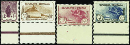 N°229/232 3ème série orphelins 4 valeurs bdf neuf