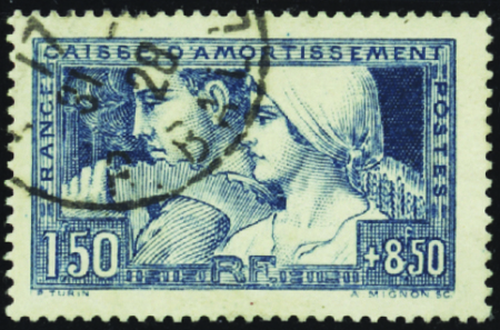 N°252 Le travail obl. TB