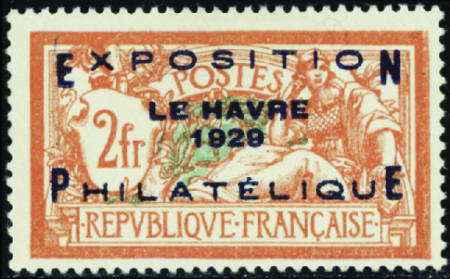 N°257A exposition philatélique Le Havre neuf * TB