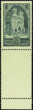 N°259 3f Cathédrale de Reims bdf neuf ** TB