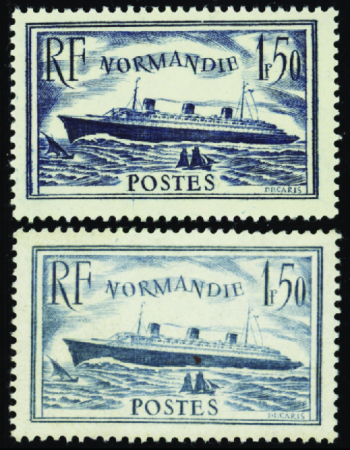 N°299/300 paquebot "Normandie" 2 valeurs neuf ** T
