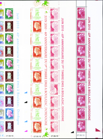 N°4459/4472 M de Cheffer et Beaujard les 4 feuille