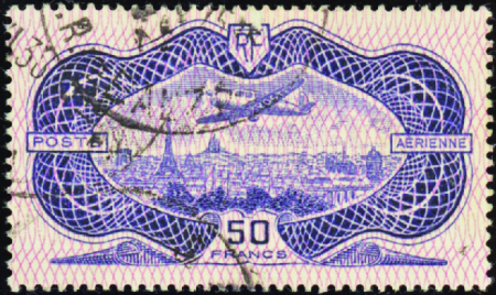 N°15 50f burelé obl TB