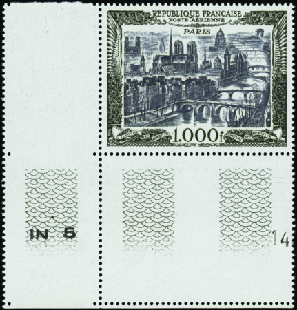 N°29 1000f Paris cdf neuf ** TB