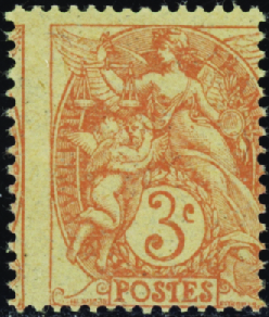 N°109 Piquage à cheval neuf ** TB