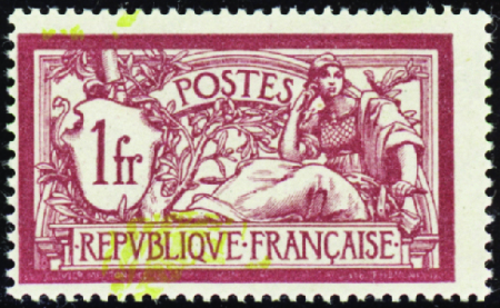 N°121b centre déplacé neuf ** TB