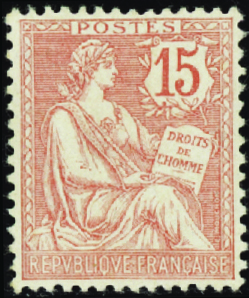 N°125a queue du "5" touchant le cadre neuf * TB