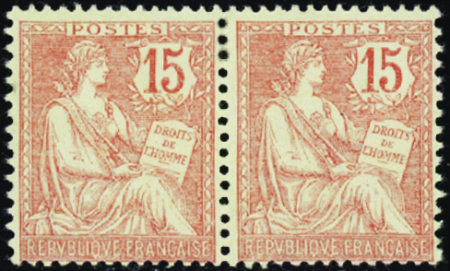 N°125a queue du "5" touchant le cadre tenant à nor