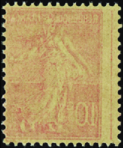 N°129e impression recto-verso neuf ** TB