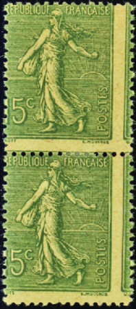 N°130 paire piquage à cheval neuf * TB