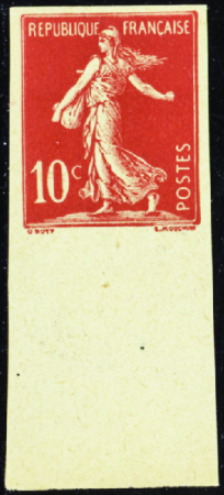 N°134c Non dentelé bdf nsg TB