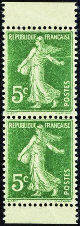 N°137e paire de carnet type IIA  1ex pli accordéon