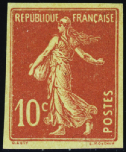 N°138 papier GC non dentelé neuf * TB