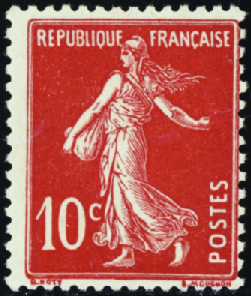 N°138c 10c écarlate neuf ** TB