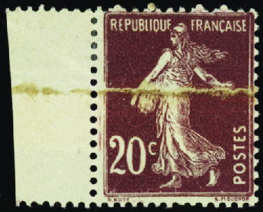 N°139 Impression sur raccord neuf * TB